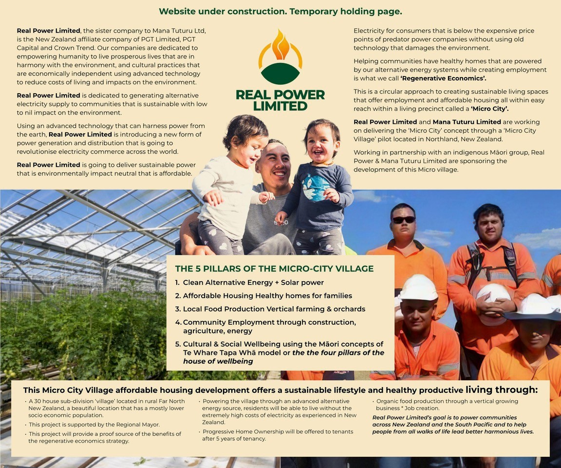 Real Power Limited temporary holding page